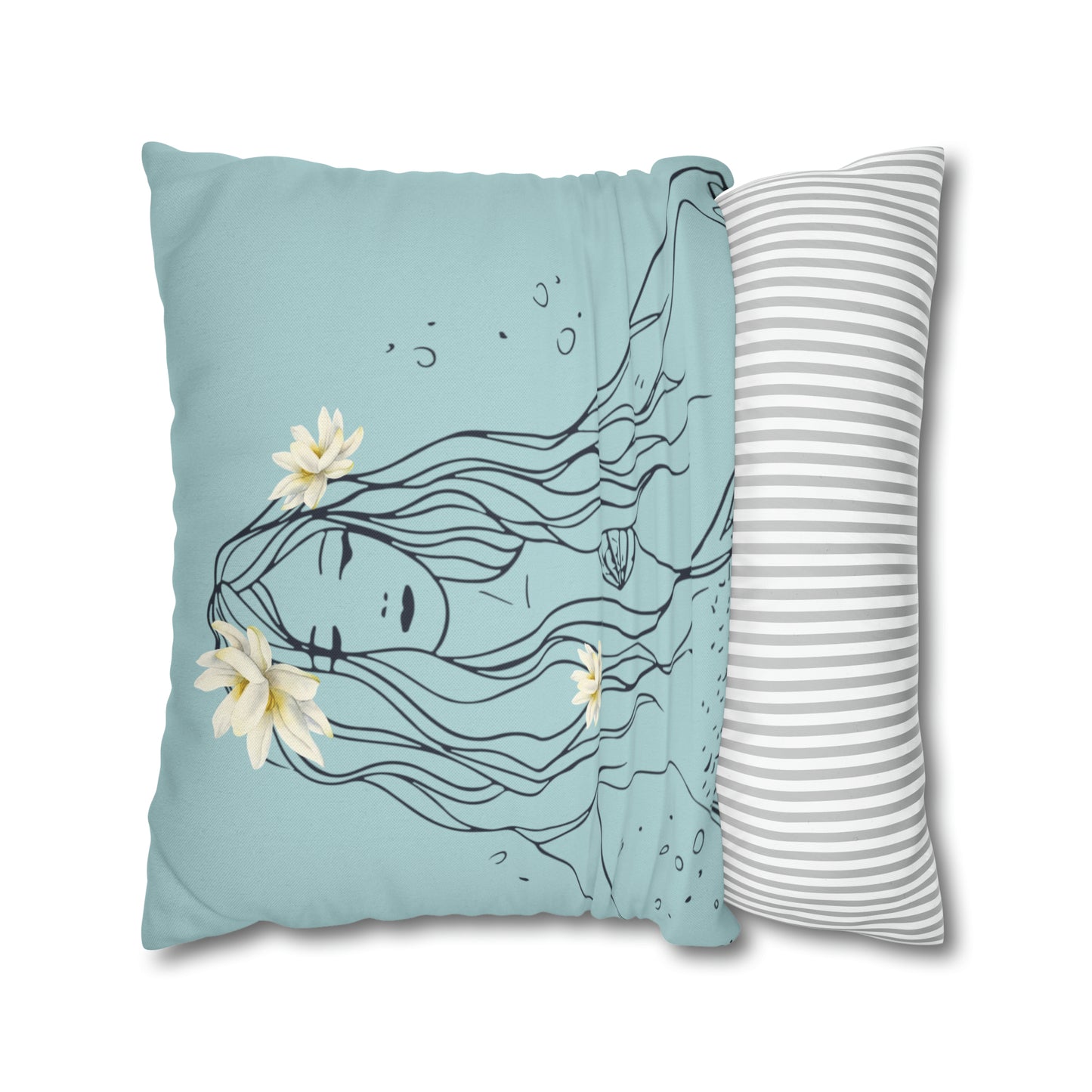 mermaid pillow front