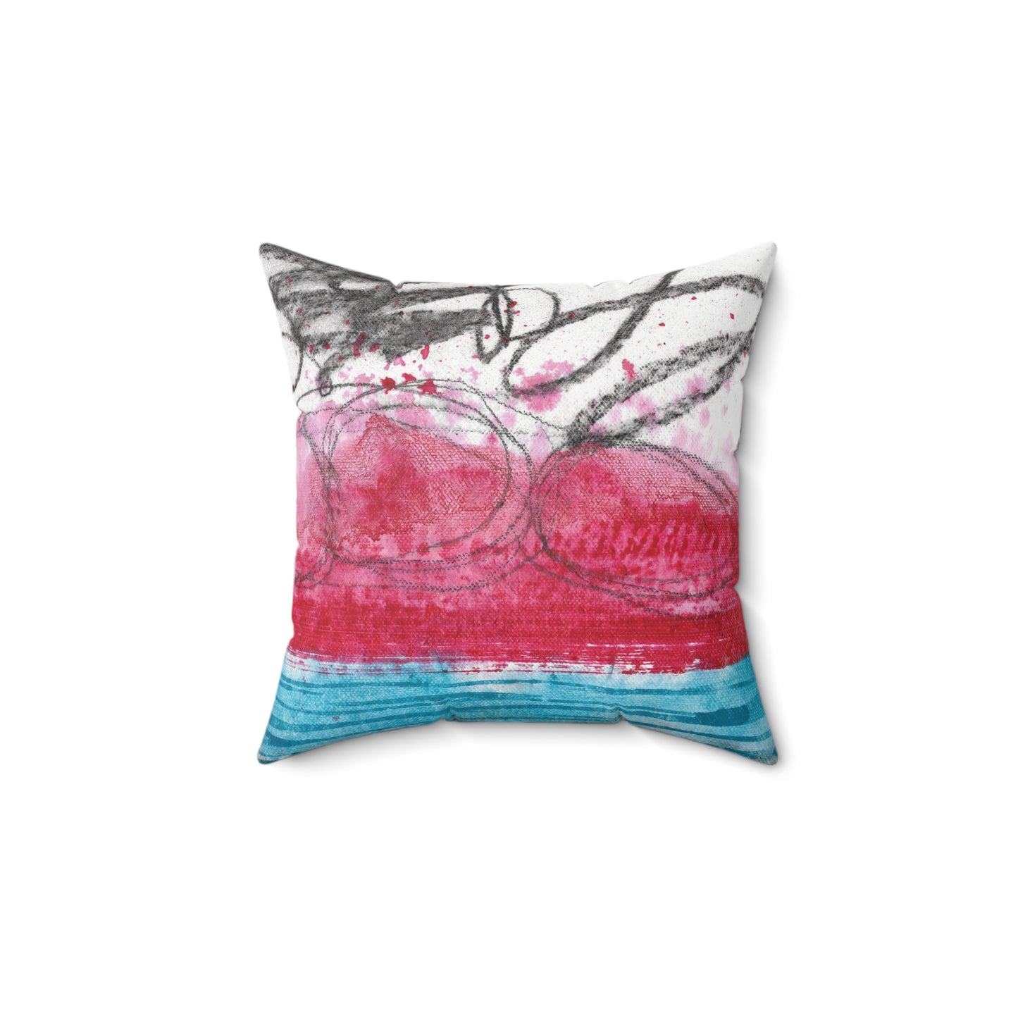 Mysteries of the Shoreline #4 Graphic Spun Polyester Square Pillow