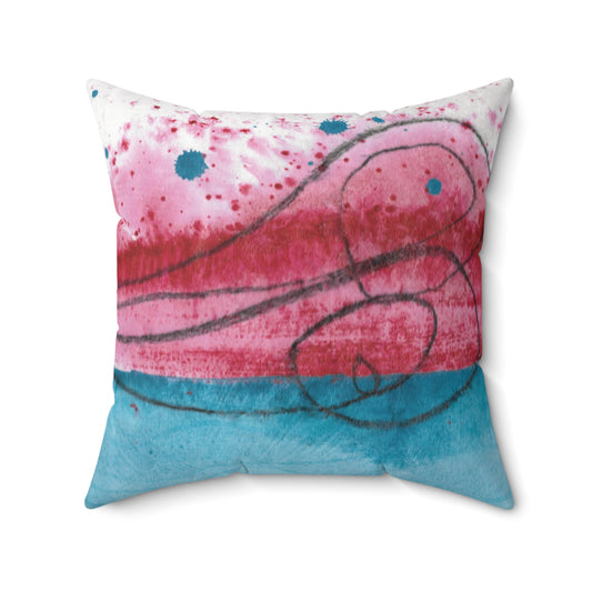 Mysteries of the Shoreline #5 Graphic Spun Polyester Square Pillow