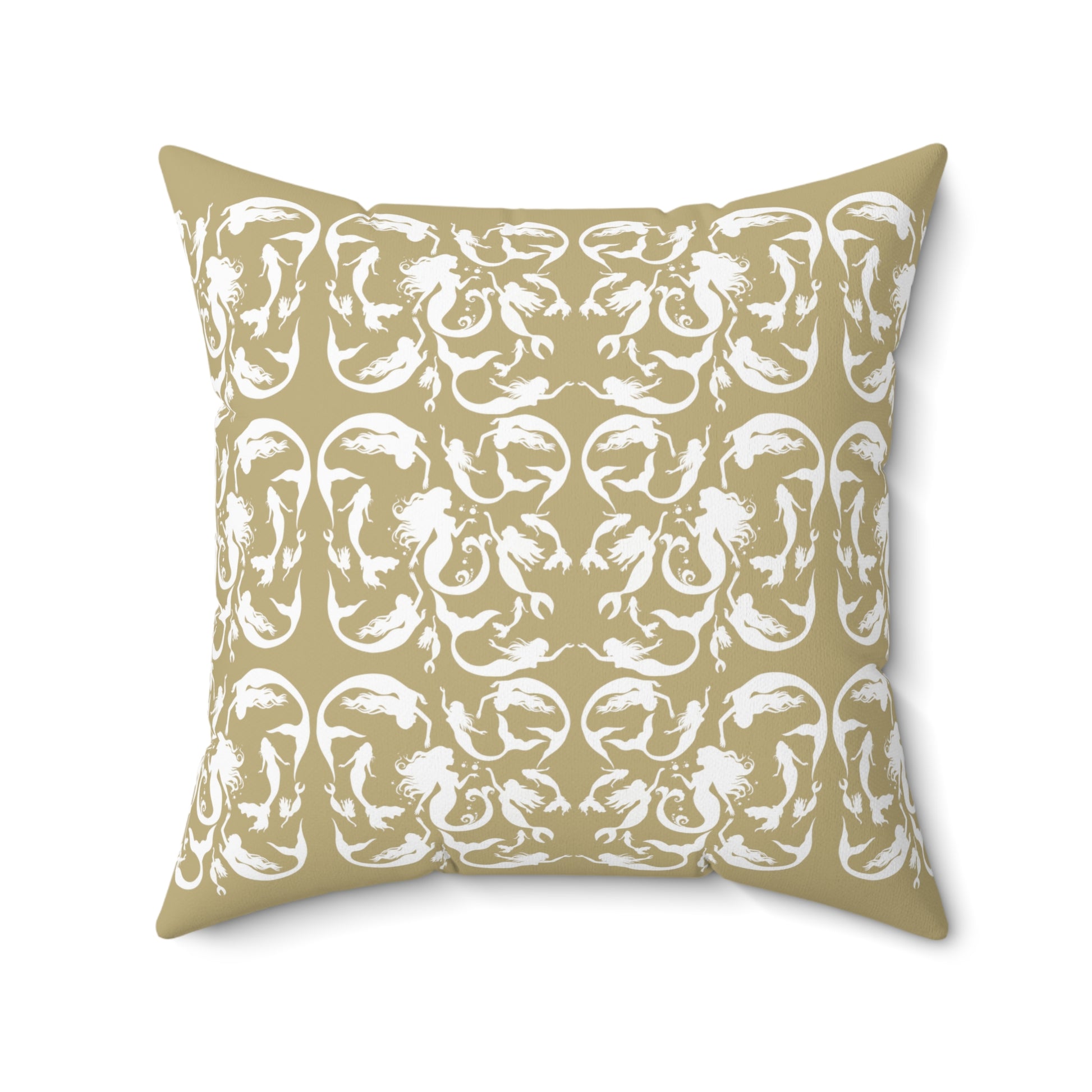 Mermaids silhouettes pillowcase