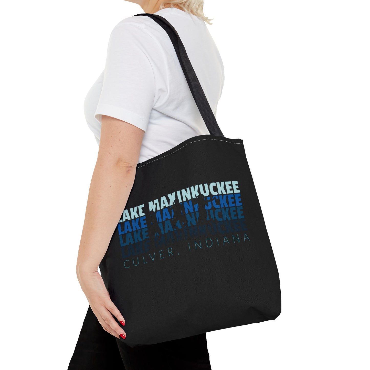 Lake Life Lake Maxinkuckee Culver Graphic Tote Bag (AOP)