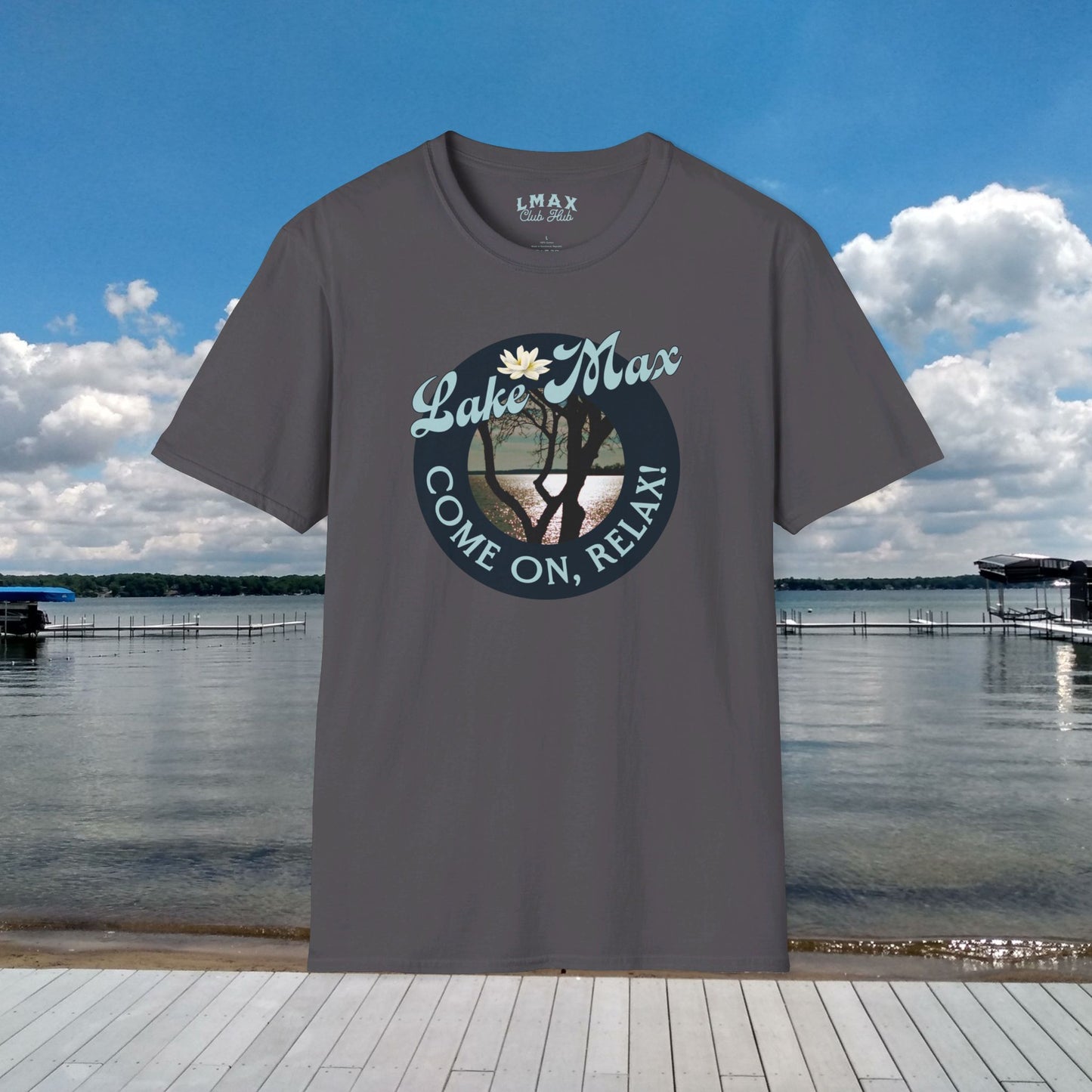 Lake Max Come on, Relax! Graphic Unisex Softstyle T-shirt