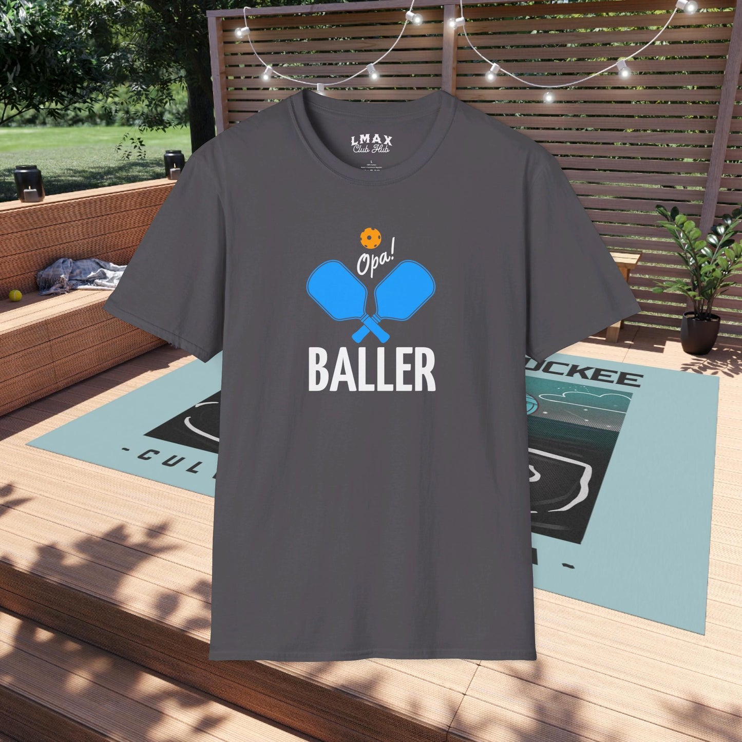 BALLER Opa! Pickle Ball Unisex Jersey Short Sleeve Tee