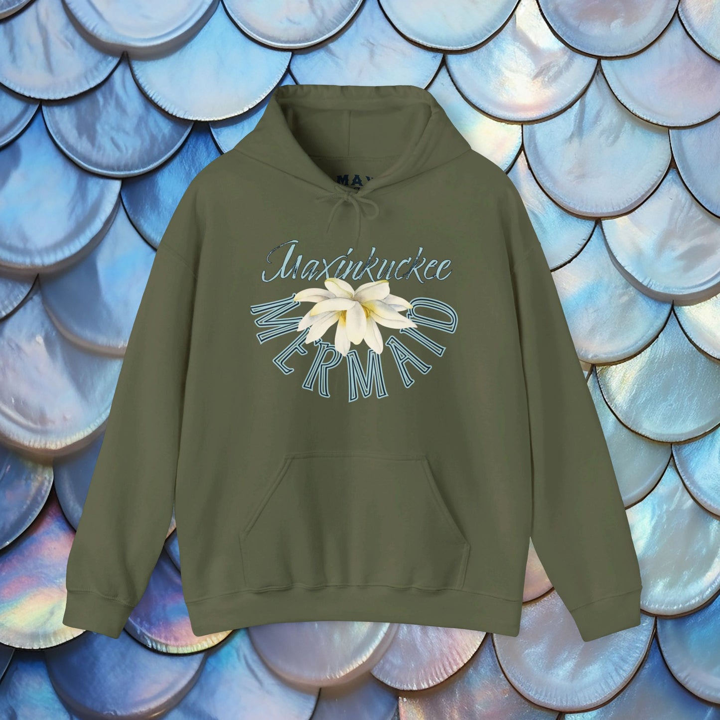 Maxinkuckee Mermaid Unisex Heavy Blend™ Hooded Sweatshirt