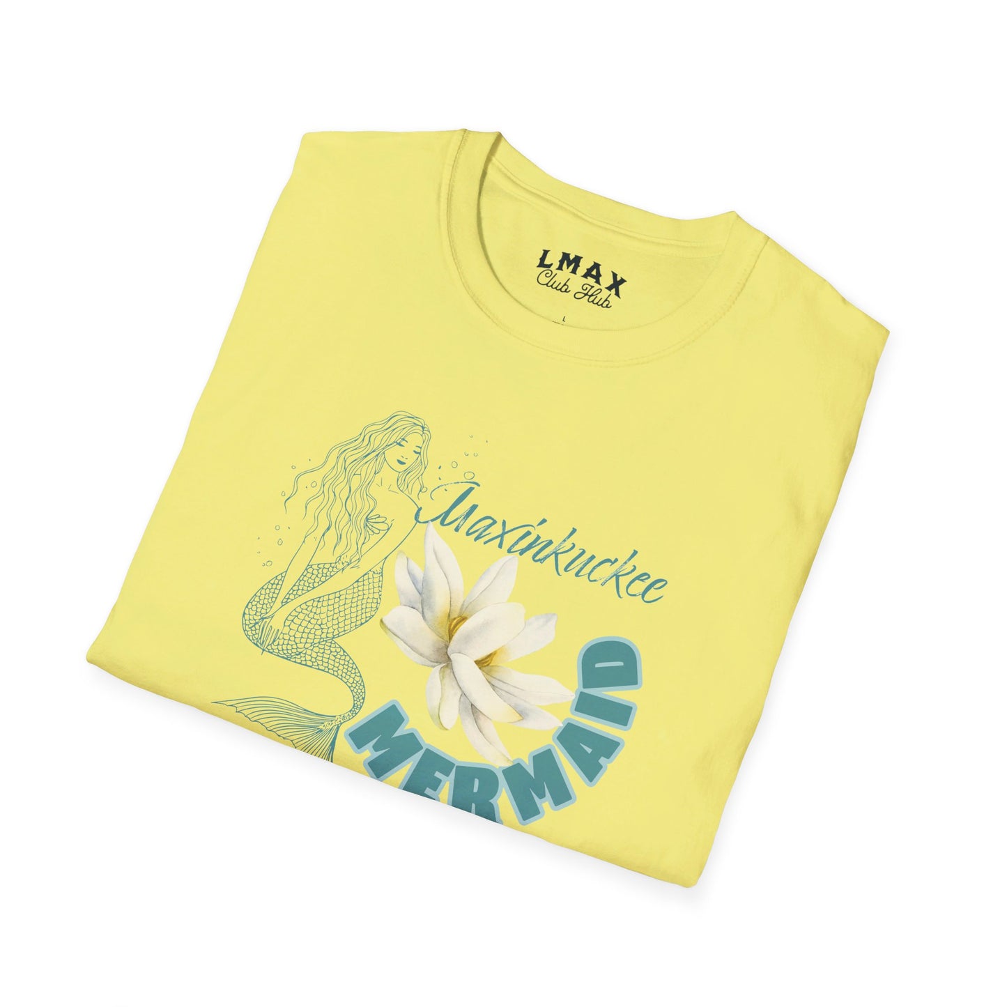 Maxinkuckee Mermaid 4 Graphic Unisex Softstyle T-Shirt