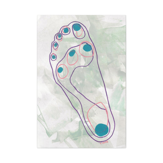 Foot Fetish #3, Matte Canvas, Stretched, 1.25"