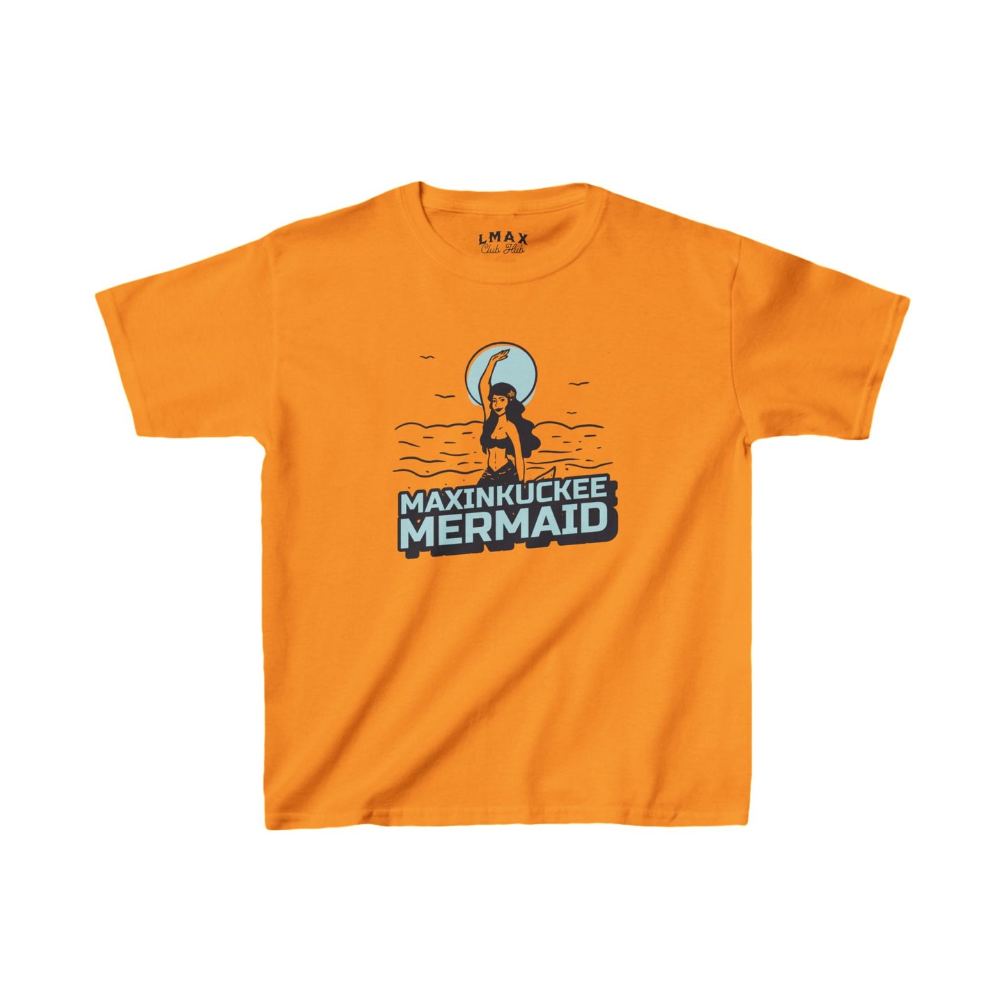 Maxinkuckee Mermaid 3 graphic Kids Heavy Cotton™ Tee