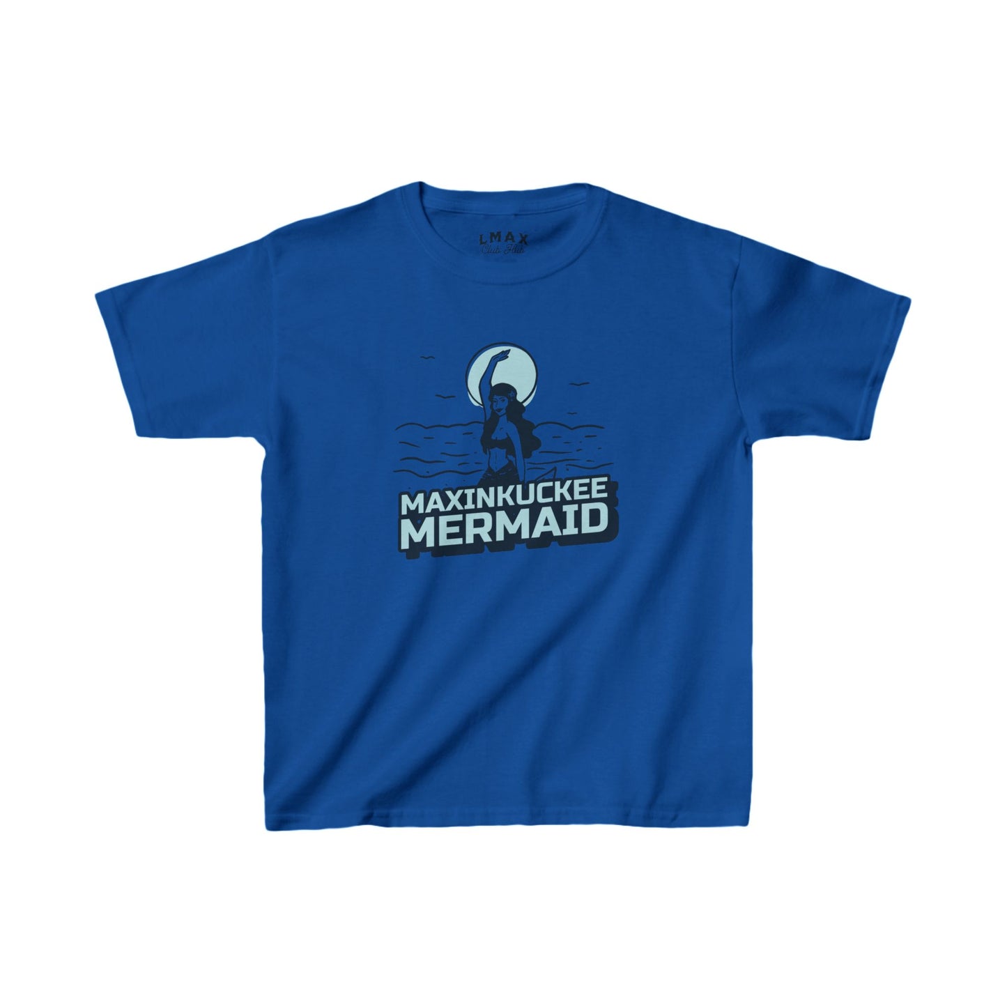 Maxinkuckee Mermaid 3 graphic Kids Heavy Cotton™ Tee