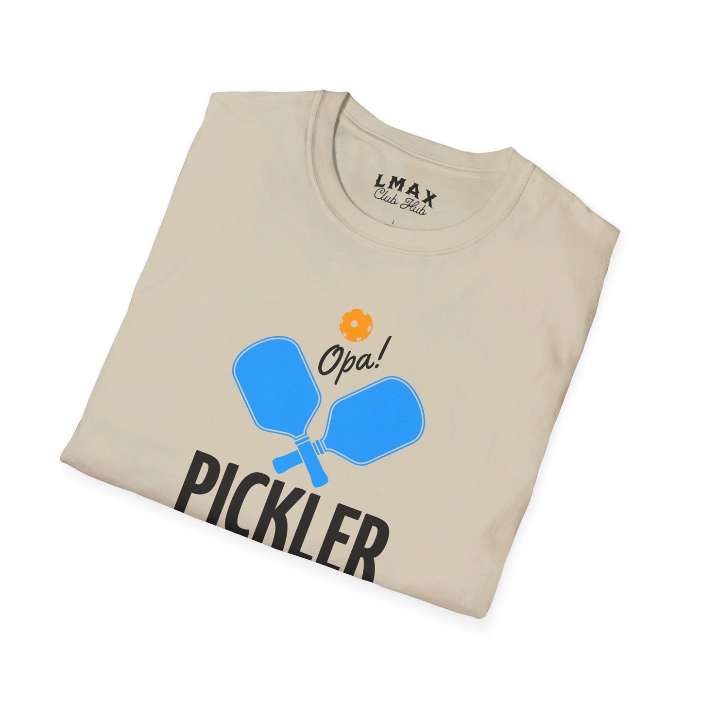 PICKLER Opa! Pickle Ball Unisex Softstyle T-Shirt