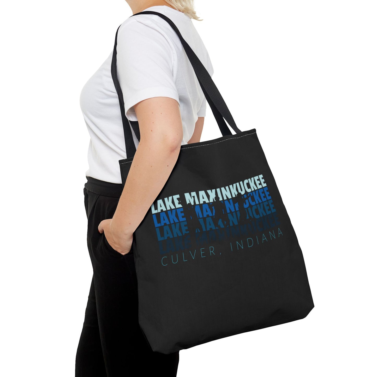 Lake Life Lake Maxinkuckee Culver Graphic Tote Bag (AOP)