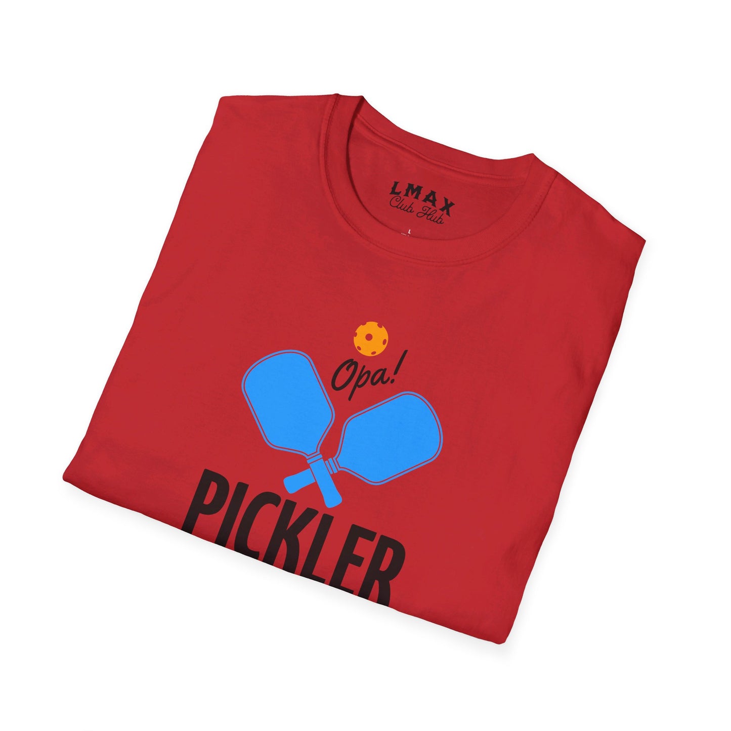 PICKLER Opa! Pickle Ball Unisex Softstyle T-Shirt