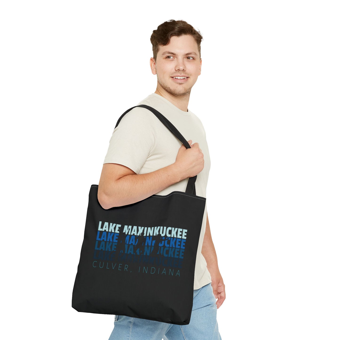 Lake Life Lake Maxinkuckee Culver Graphic Tote Bag (AOP)