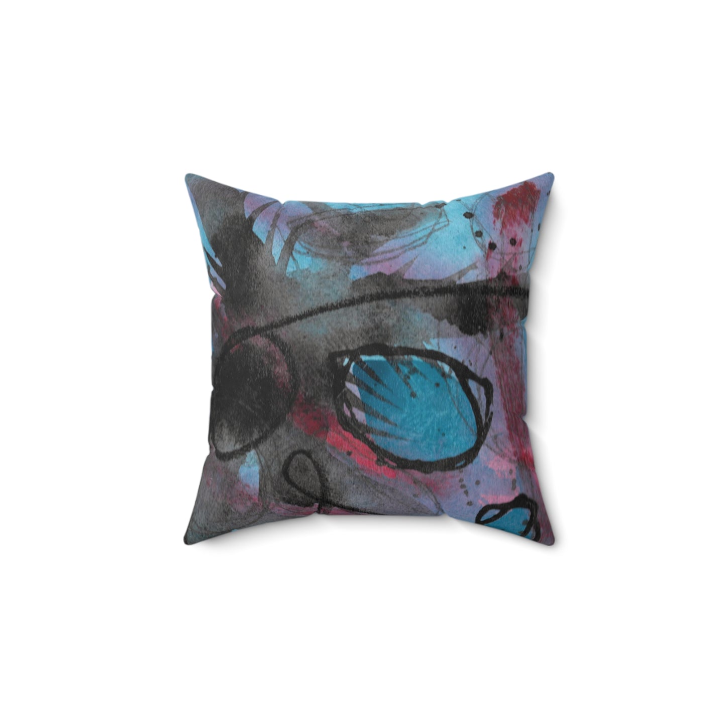 Mysteries of the Shoreline #7 Graphic Spun Polyester Square Pillow