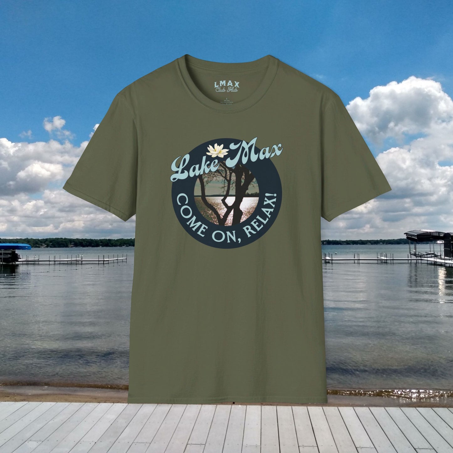 Lake Max Come on, Relax! Graphic Unisex Softstyle T-shirt