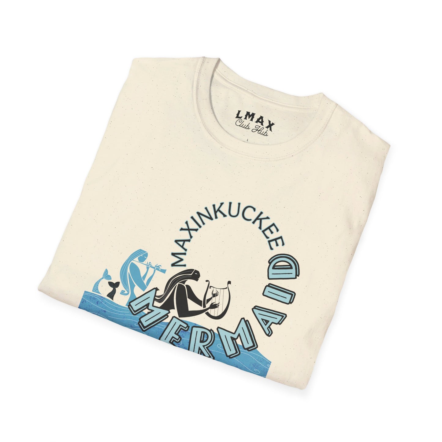 Maxinkuckee Mermaid 5 Graphic Unisex Softstyle T-shirt