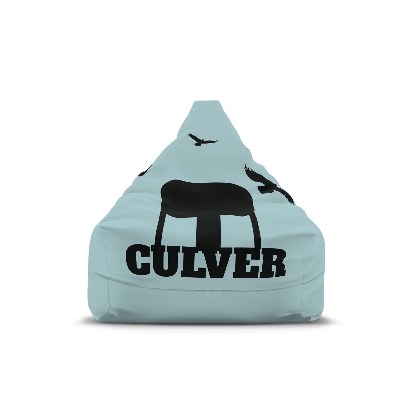 Culver Water Tower Turkey Vultures Bean Bag Chair Cover