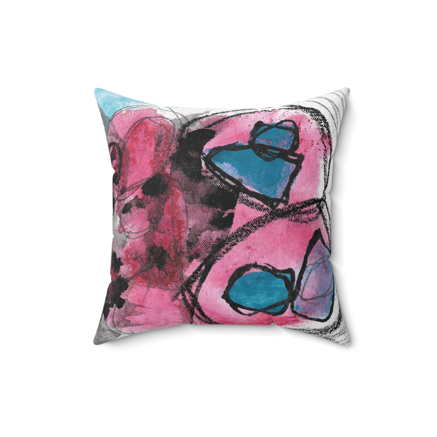 Mysteries of the Shoreline #1 Graphic Spun Polyester Square Pillow