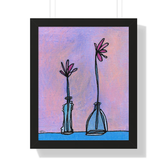 Flowers #1 Framed Vertical Poster