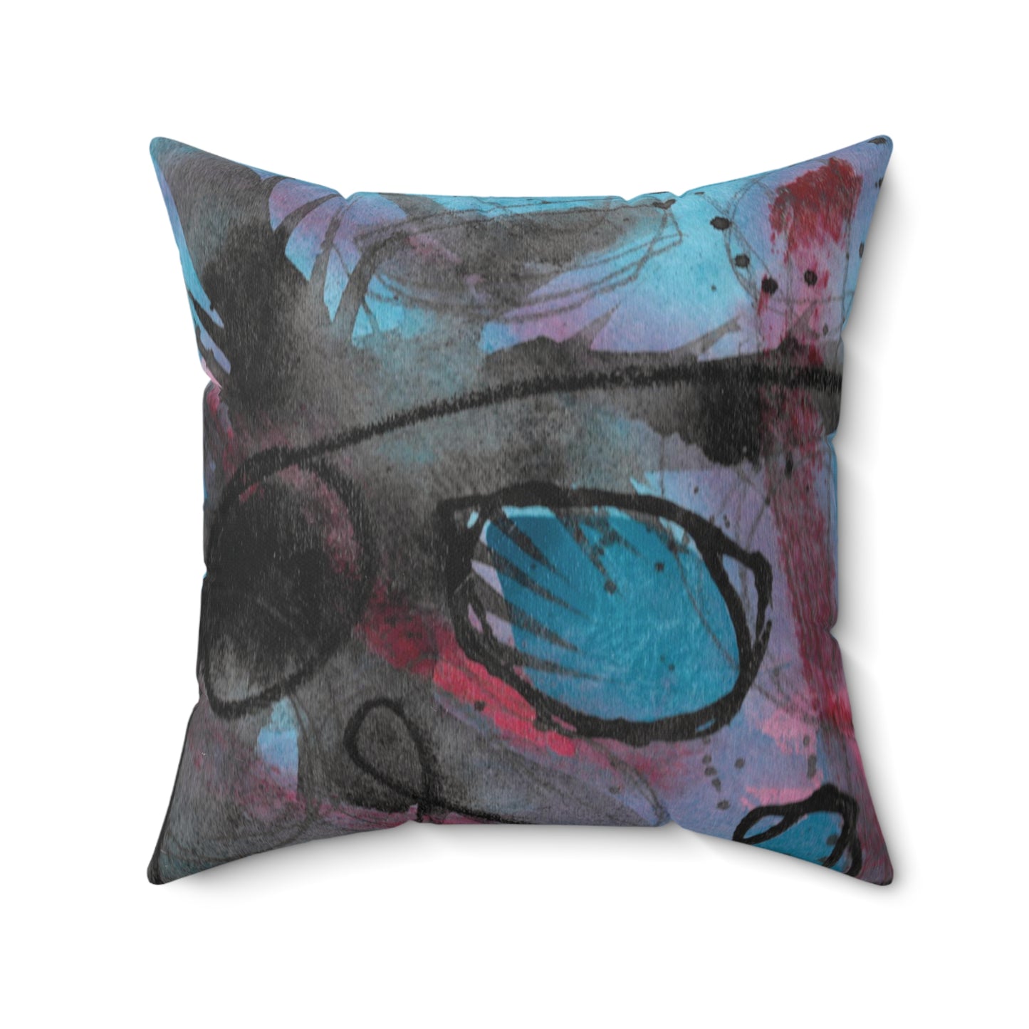 Mysteries of the Shoreline #7 Graphic Spun Polyester Square Pillow