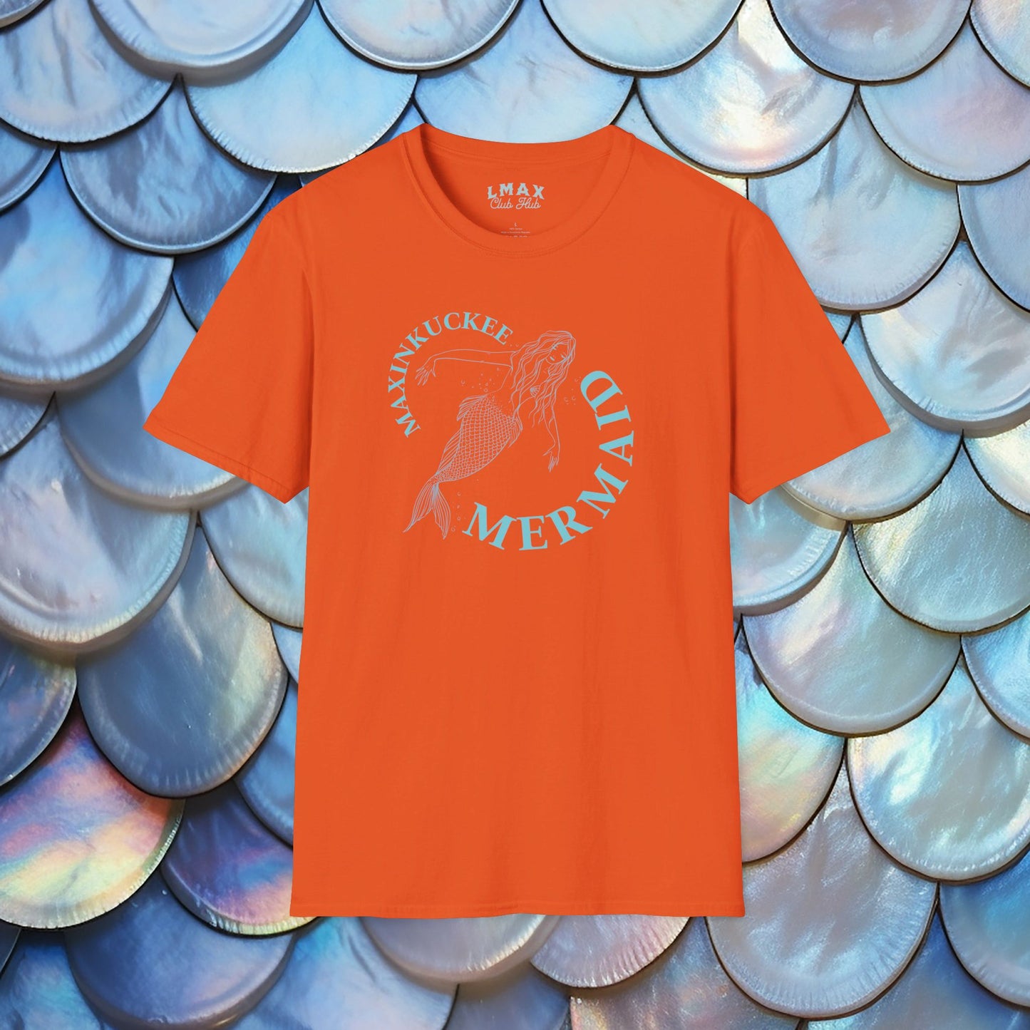 Maxinkuckee Mermaid Graphic Unisex Softstyle T-shirt