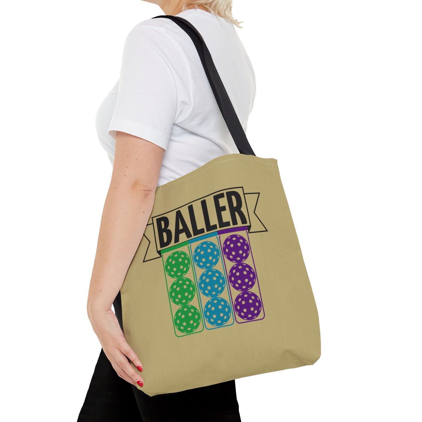 BALLER (BLUE) Graphic Tote Bag (AOP)