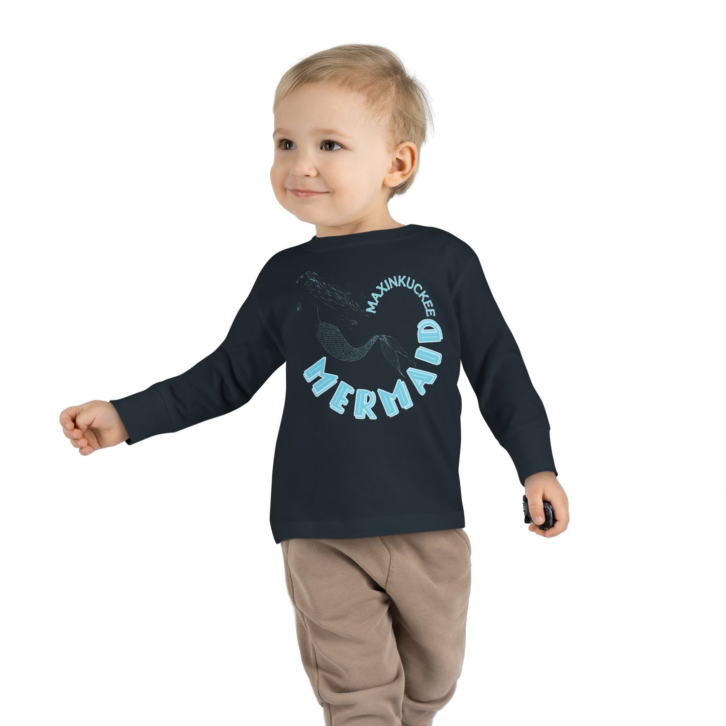 Maxinkuckee Mermaid Toddler Long Sleeve Tee