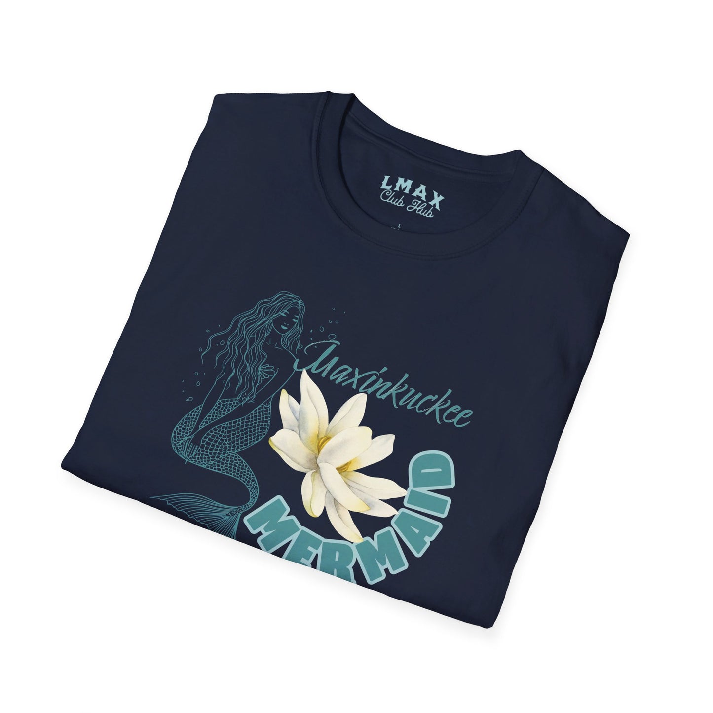 Maxinkuckee Mermaid 4 Graphic Unisex Softstyle T-Shirt