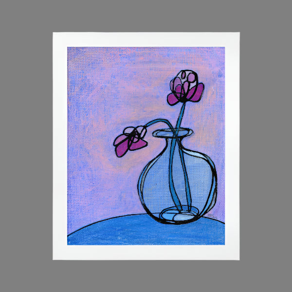 Flowers #2 Framed Vertical Poster