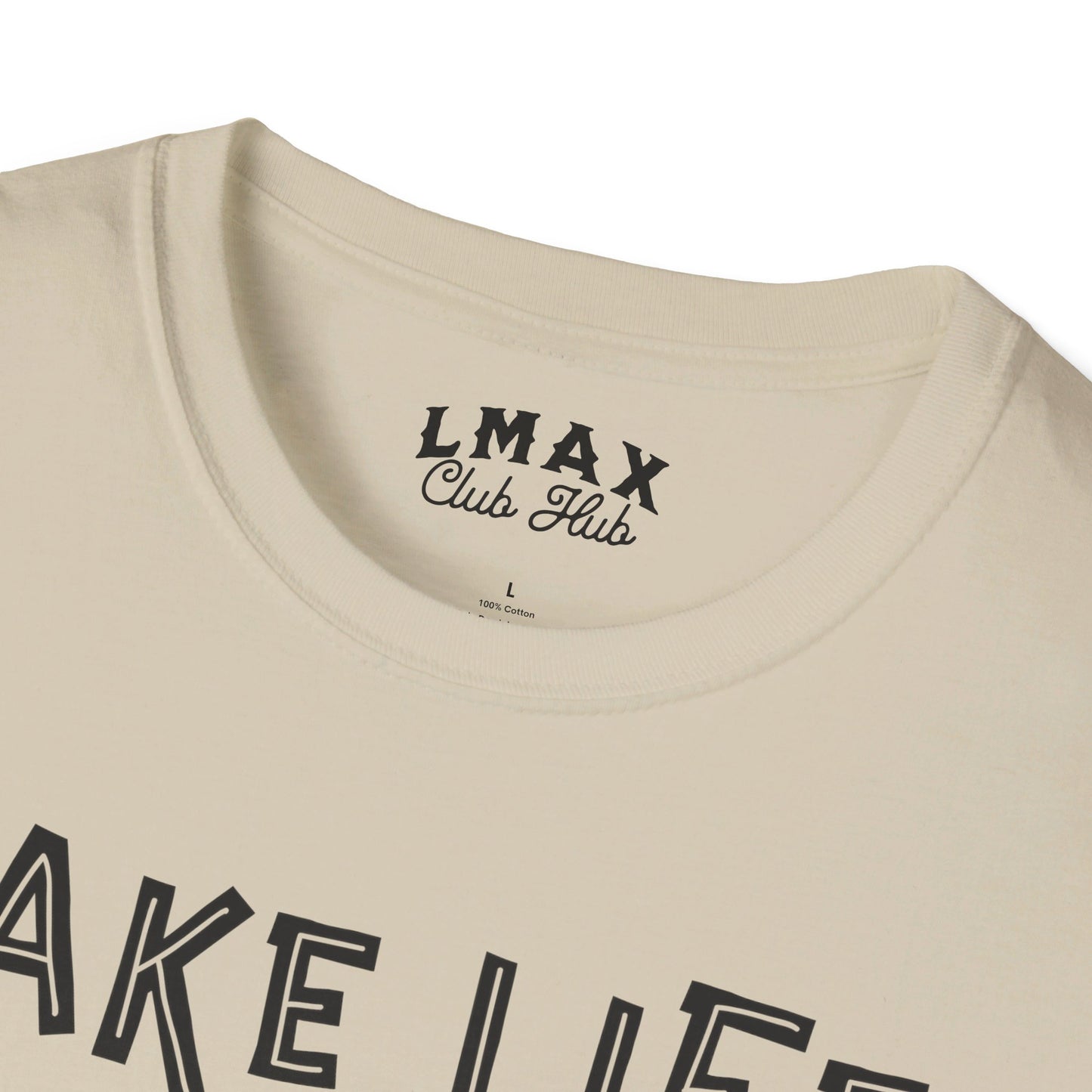 Lake Life Lake Maxinkuckee Culver Indiana Water Creature Graphic for light colors Unisex Softstyle T-shirt