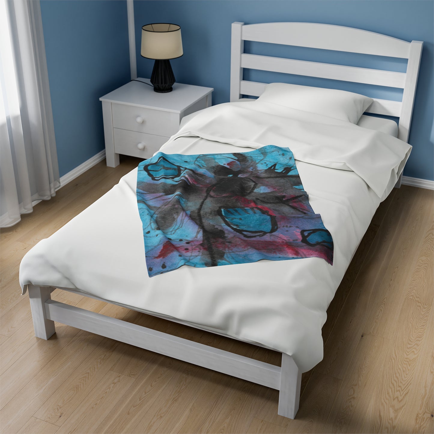 Mysteries of the Shoreline #7 Graphic Velveteen Plush Blanket