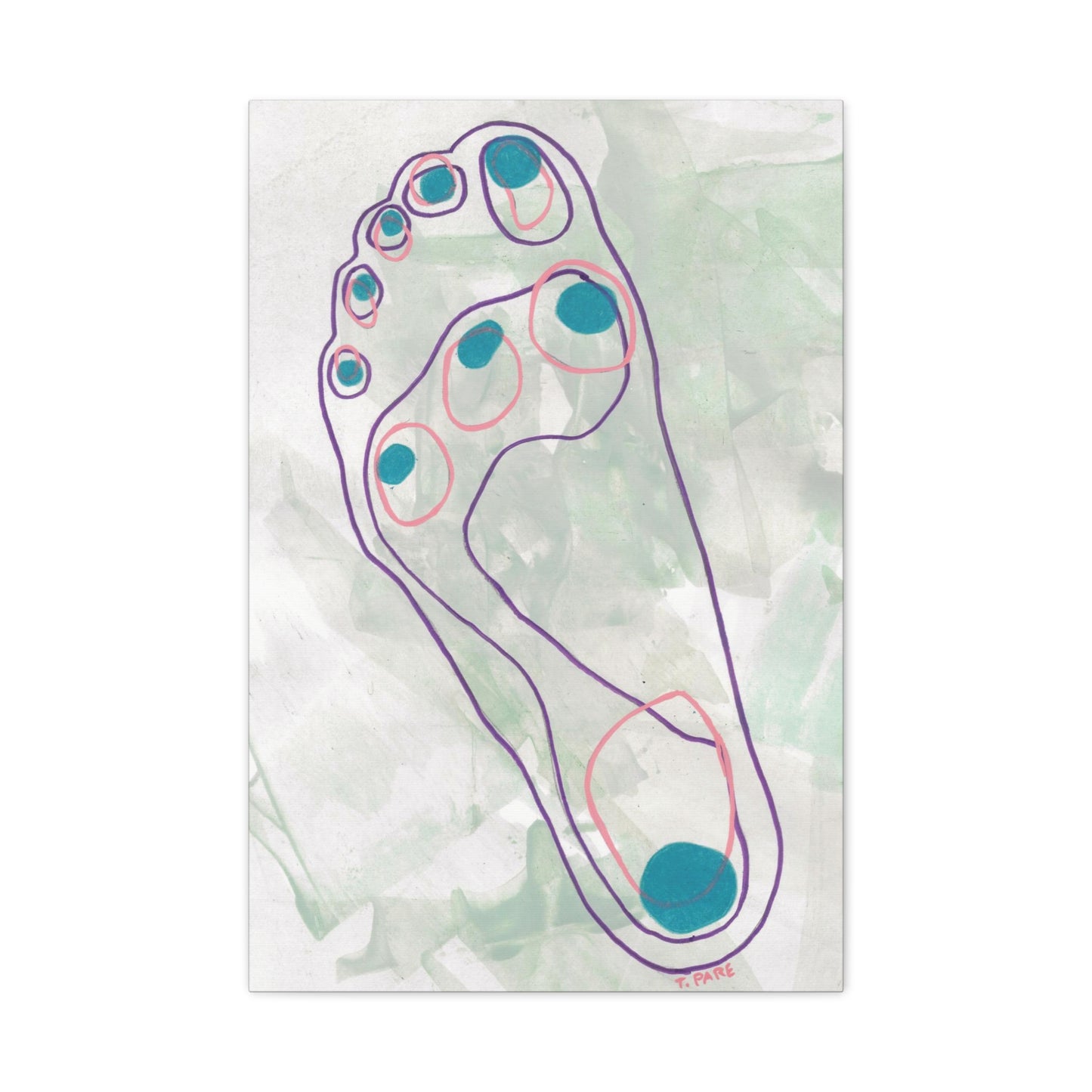 Foot Fetish #3, Matte Canvas, Stretched, 1.25"