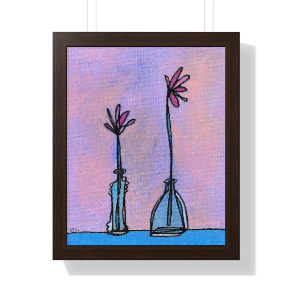 Flowers #1, Framed Vertical Poster