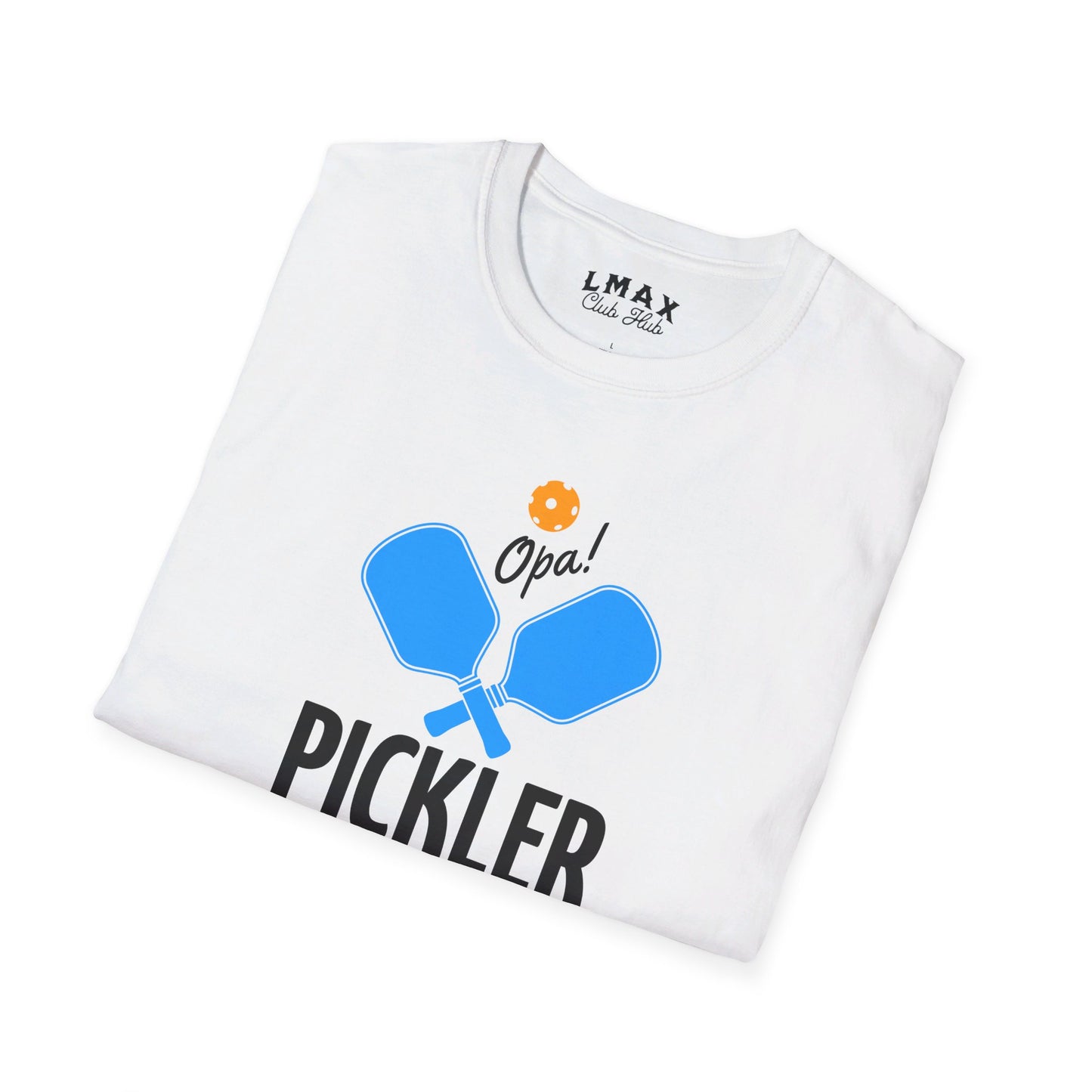 PICKLER Opa! Pickle Ball Unisex Softstyle T-Shirt