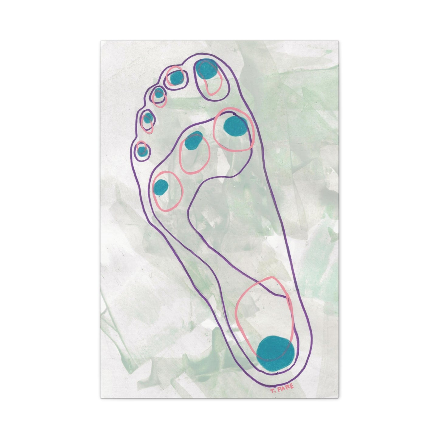 Foot Fetish #3, Matte Canvas, Stretched, 1.25"