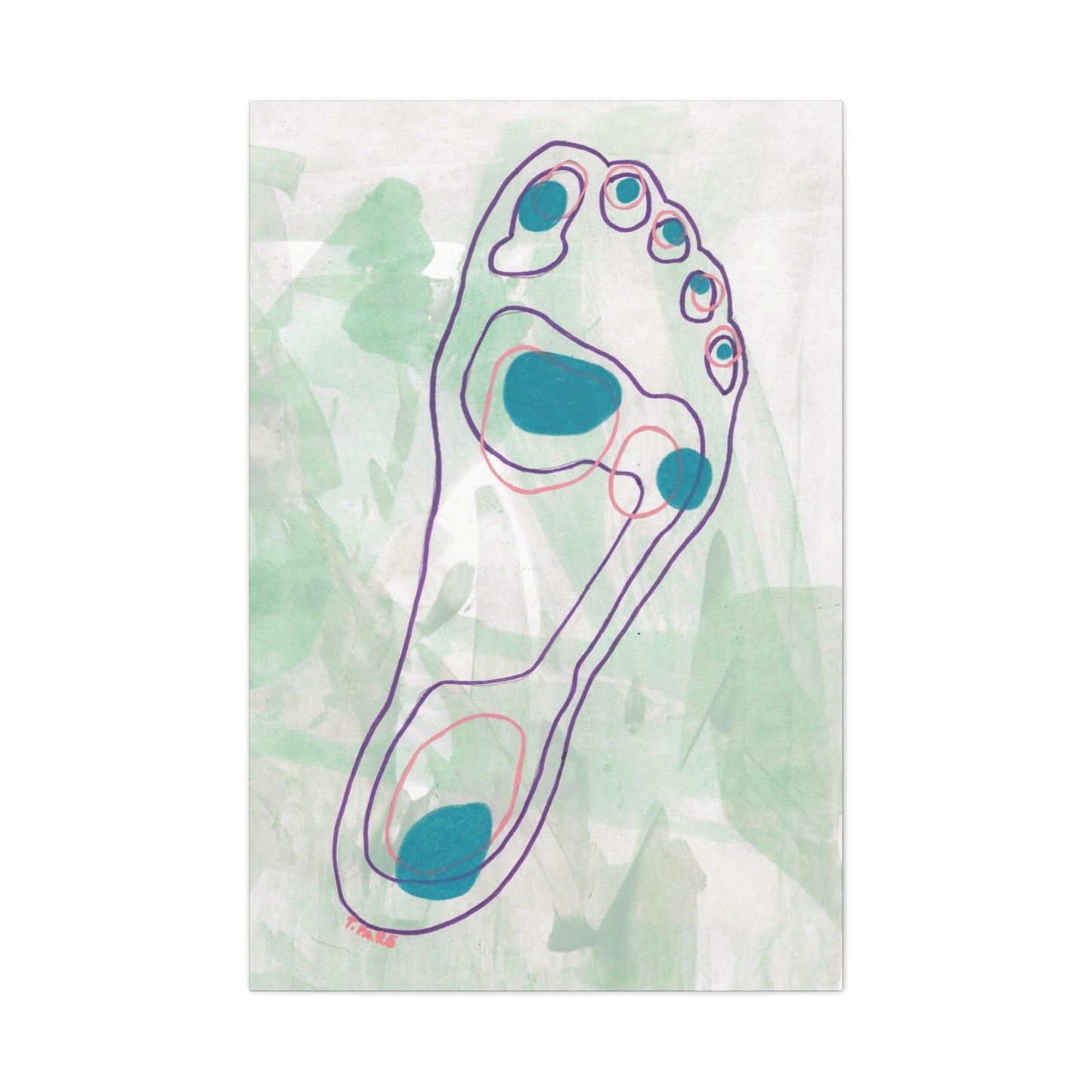 Foot Fetish #4, Matte Canvas, Stretched, 1.25"