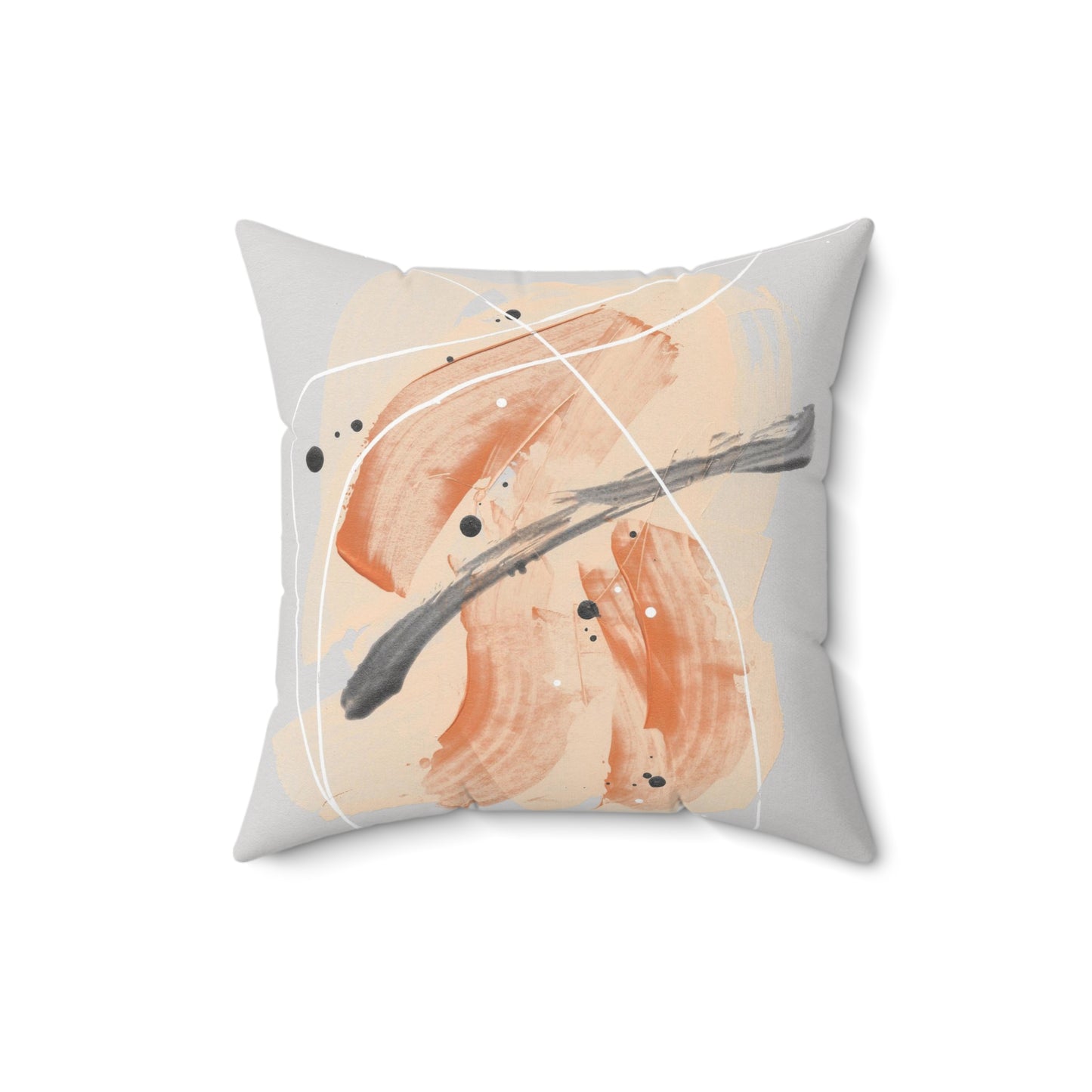 Shimmers #4 Graphic Spun Polyester Square Pillow