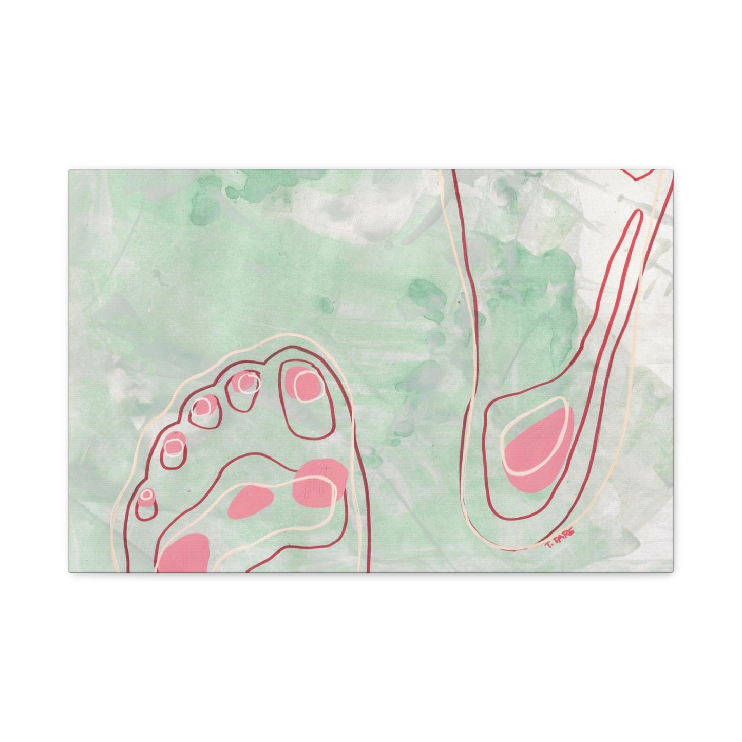 Foot Fetish #6, Matte Canvas, Stretched, 1.25"