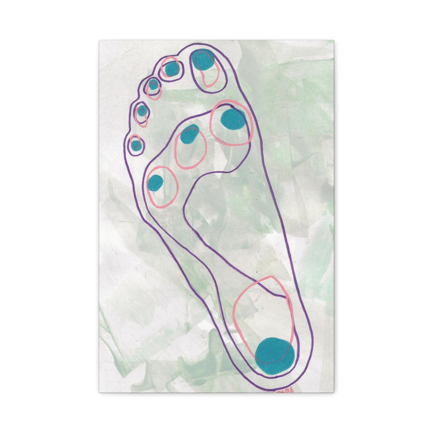 Foot Fetish #3, Matte Canvas, Stretched, 1.25"