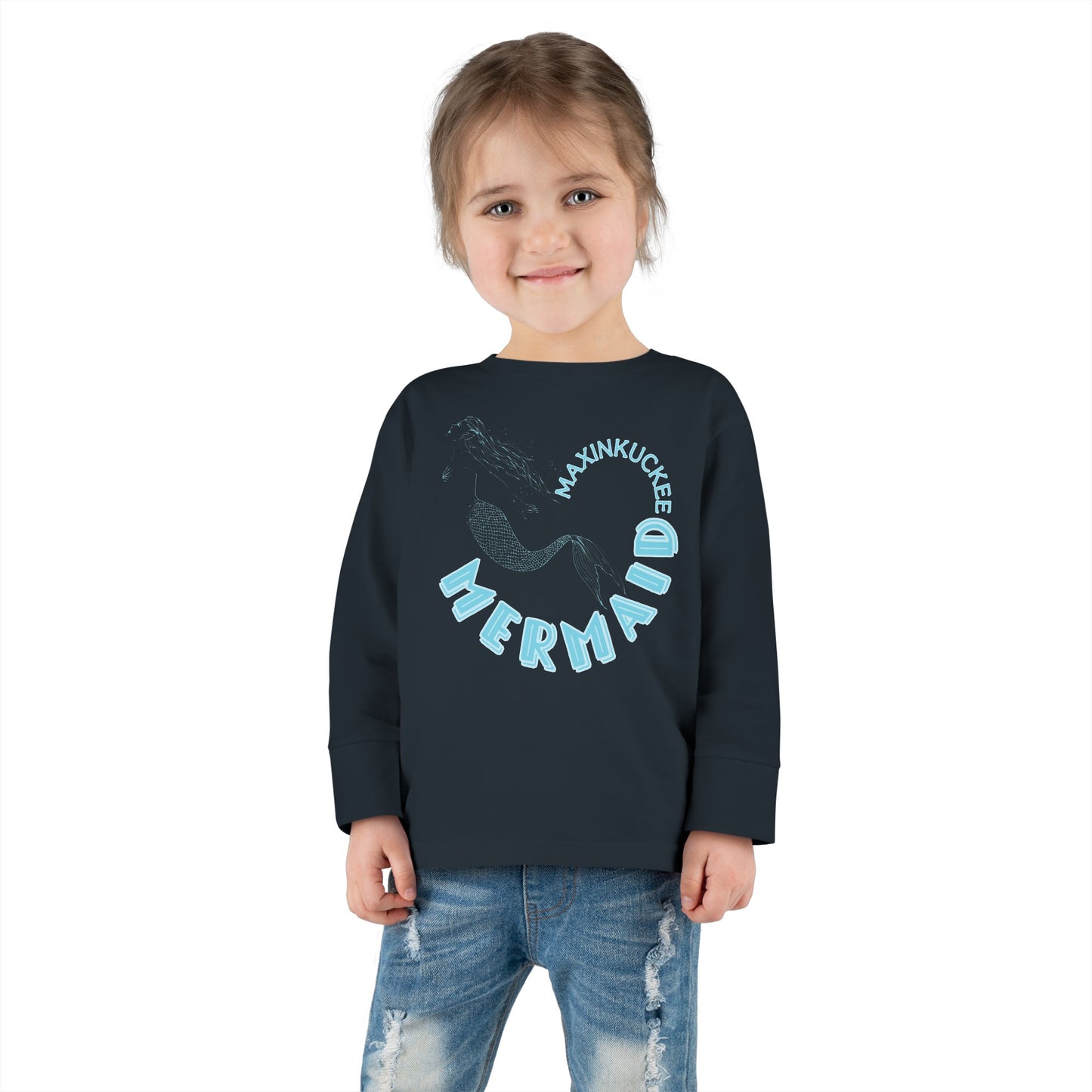 Maxinkuckee Mermaid Toddler Long Sleeve Tee