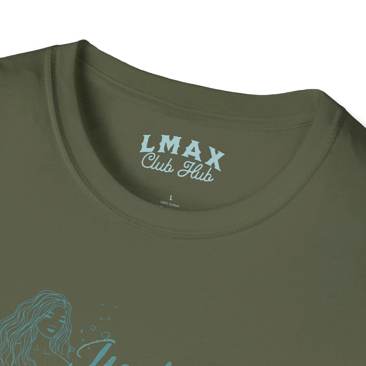 Maxinkuckee Mermaid 4 Graphic Unisex Softstyle T-Shirt