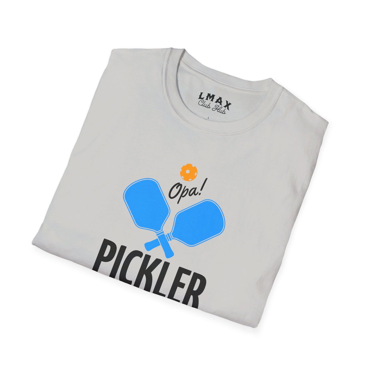 PICKLER Opa! Pickle Ball Unisex Softstyle T-Shirt