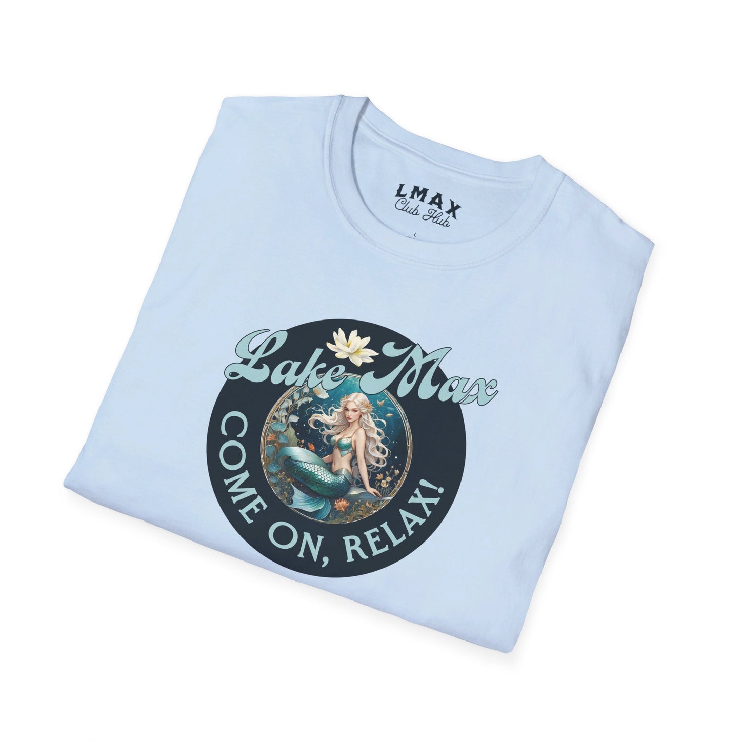 Maxinkuckee Mermaid 6 Graphic Unisex Softstyle T-shirt