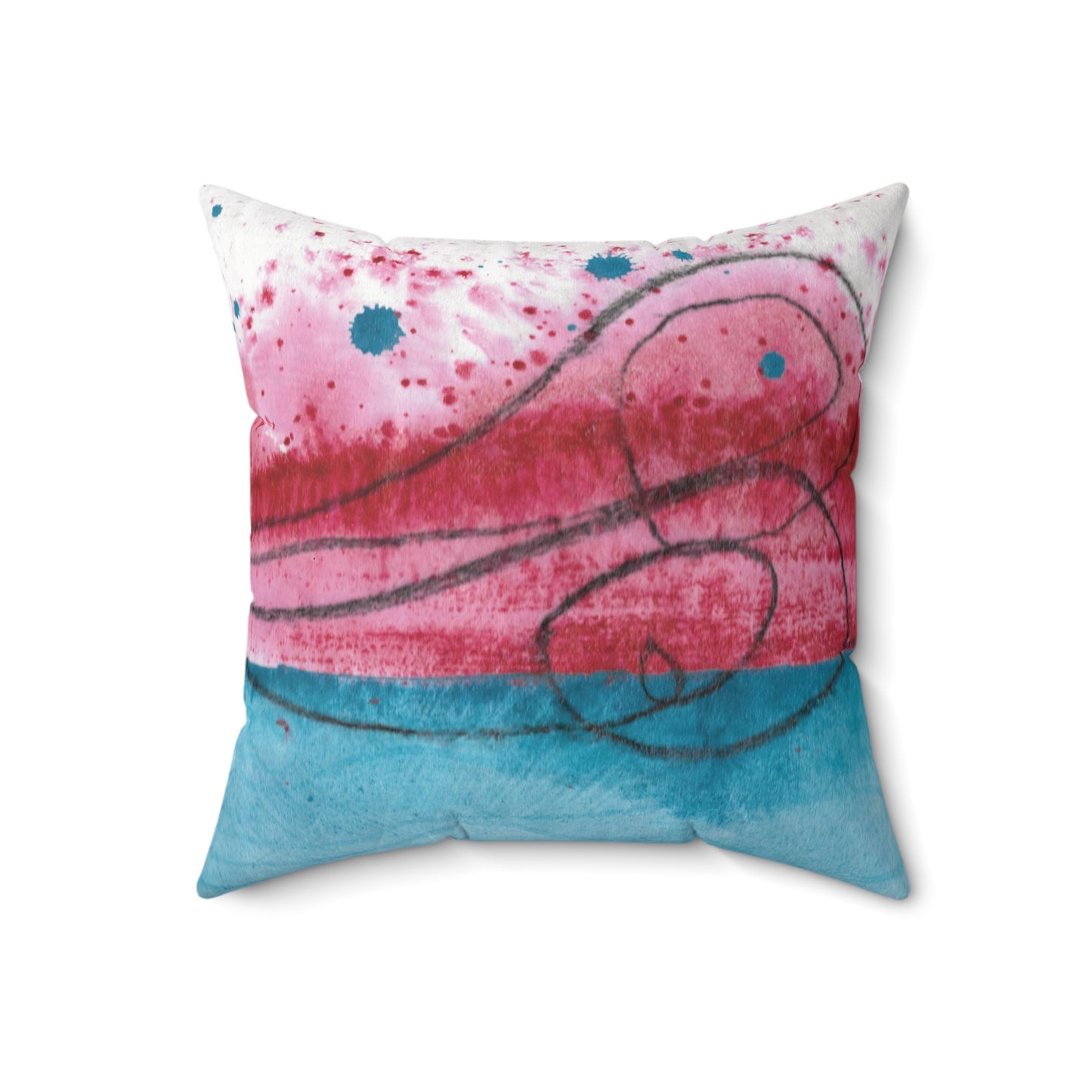 Mysteries of the Shoreline #5 Graphic Spun Polyester Square Pillow