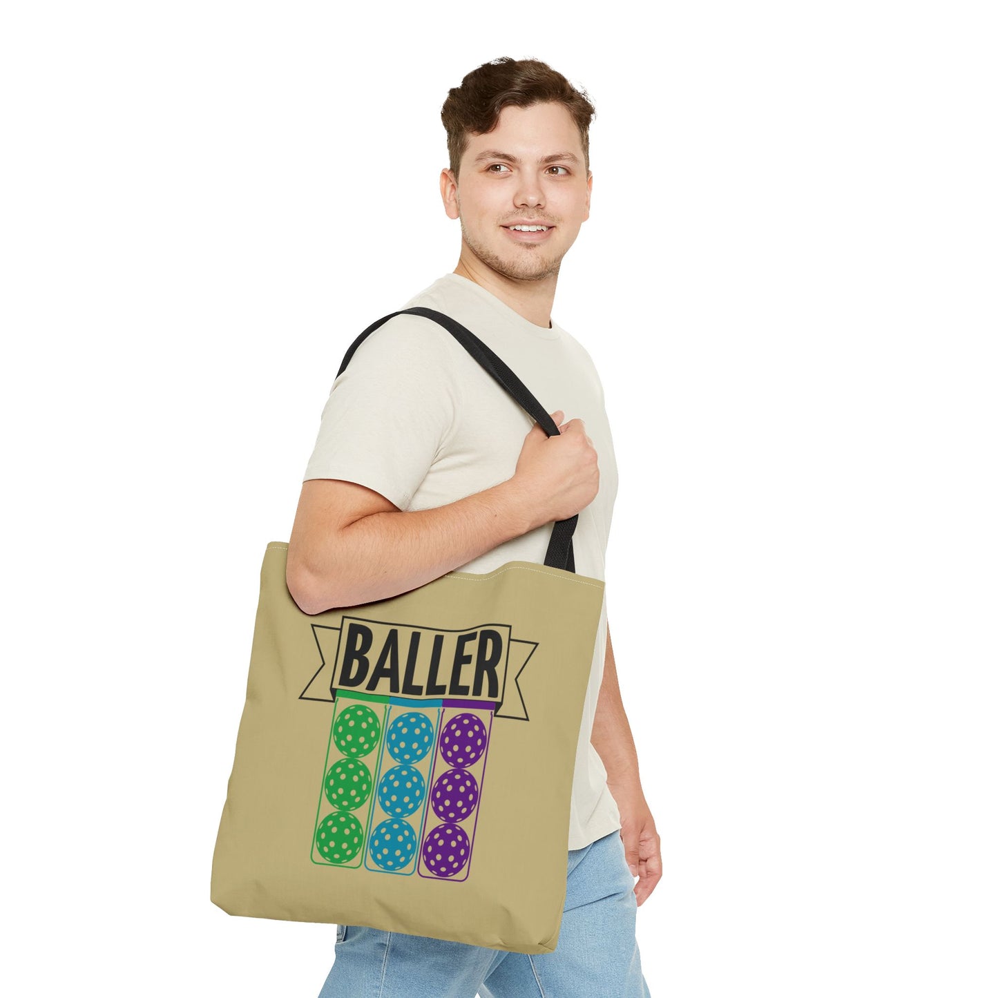 BALLER (BLUE) Graphic Tote Bag (AOP)