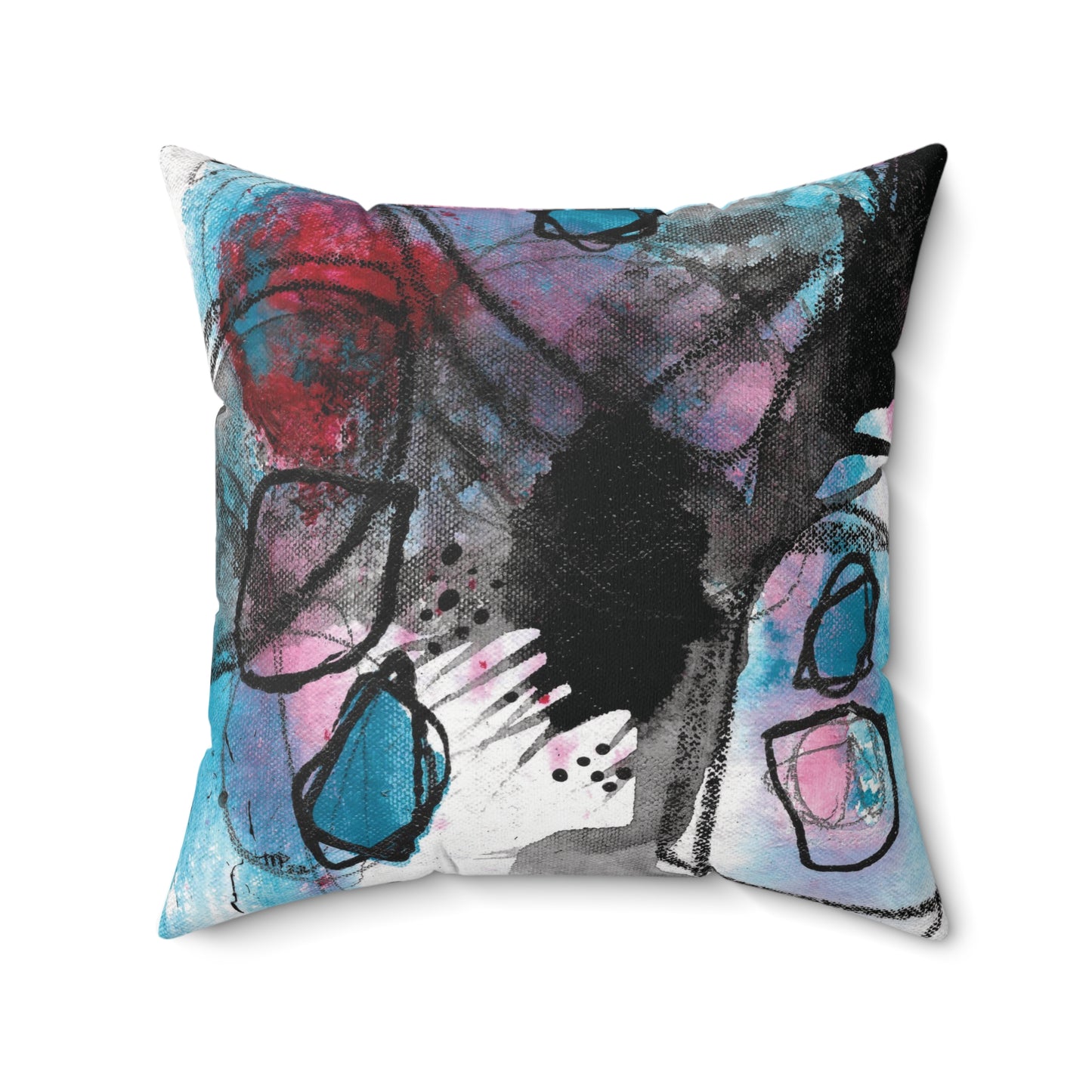 Mysteries of the Shoreline #3 Graphic Spun Polyester Square Pillow