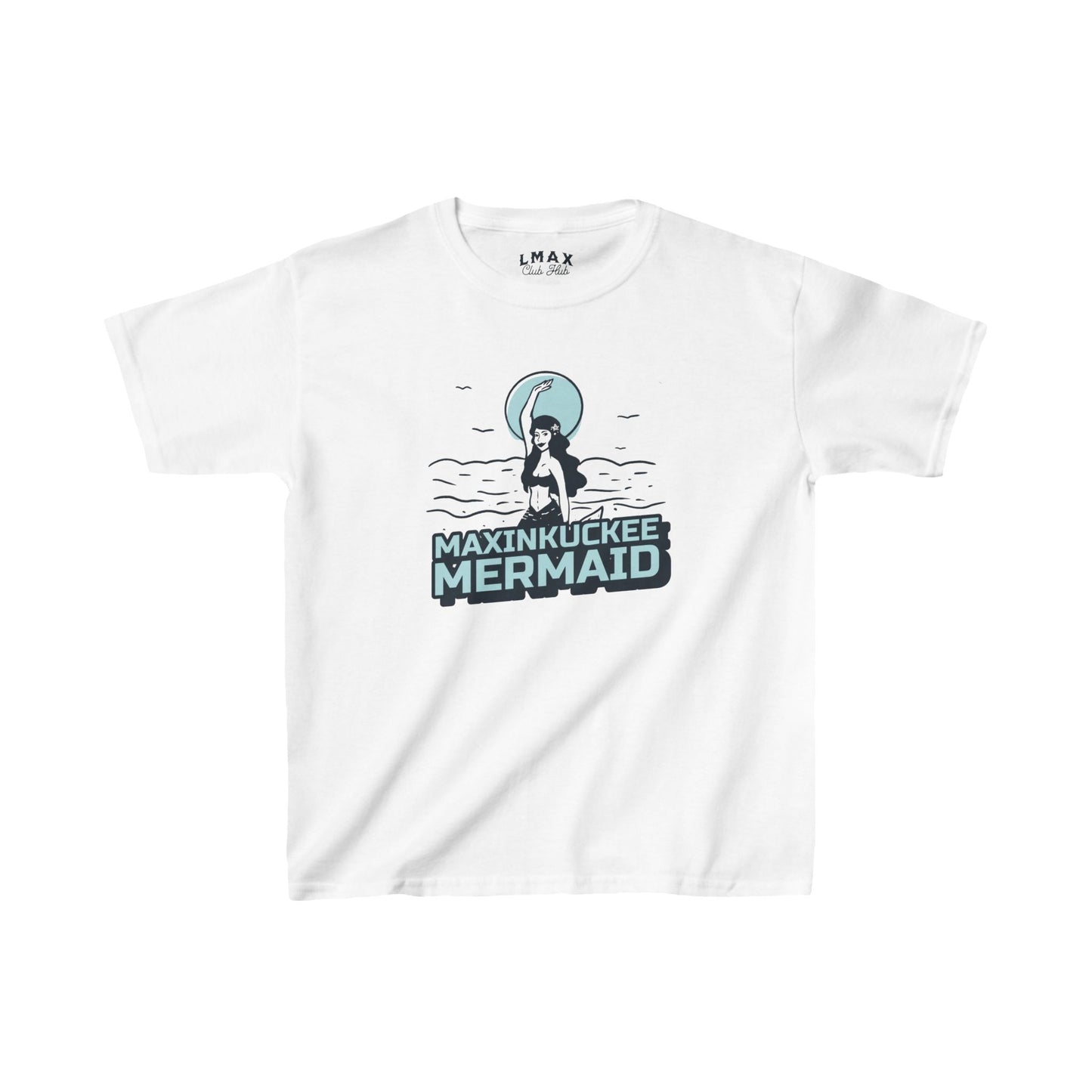 Maxinkuckee Mermaid 3 graphic Kids Heavy Cotton™ Tee