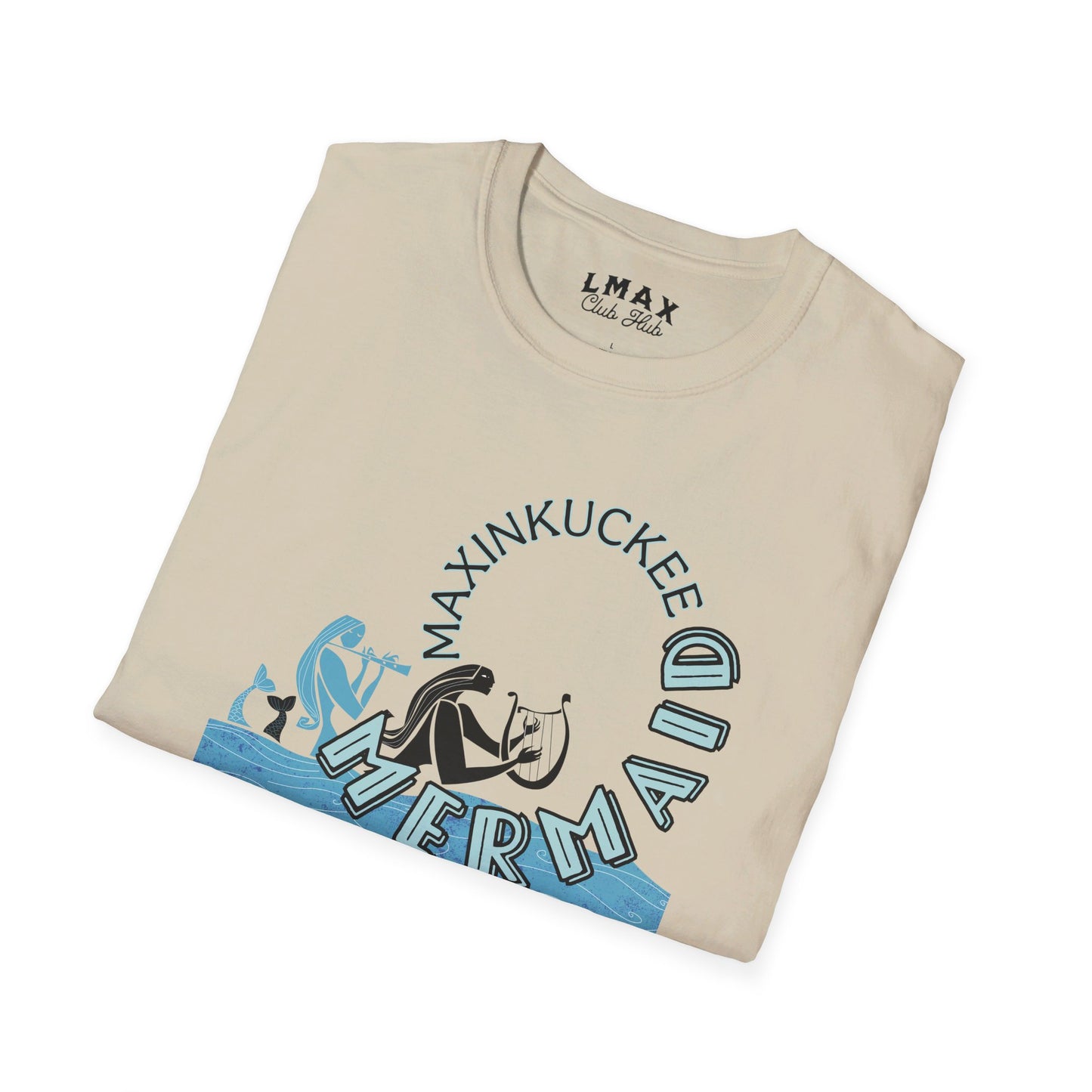 Maxinkuckee Mermaid 5 Graphic Unisex Softstyle T-shirt