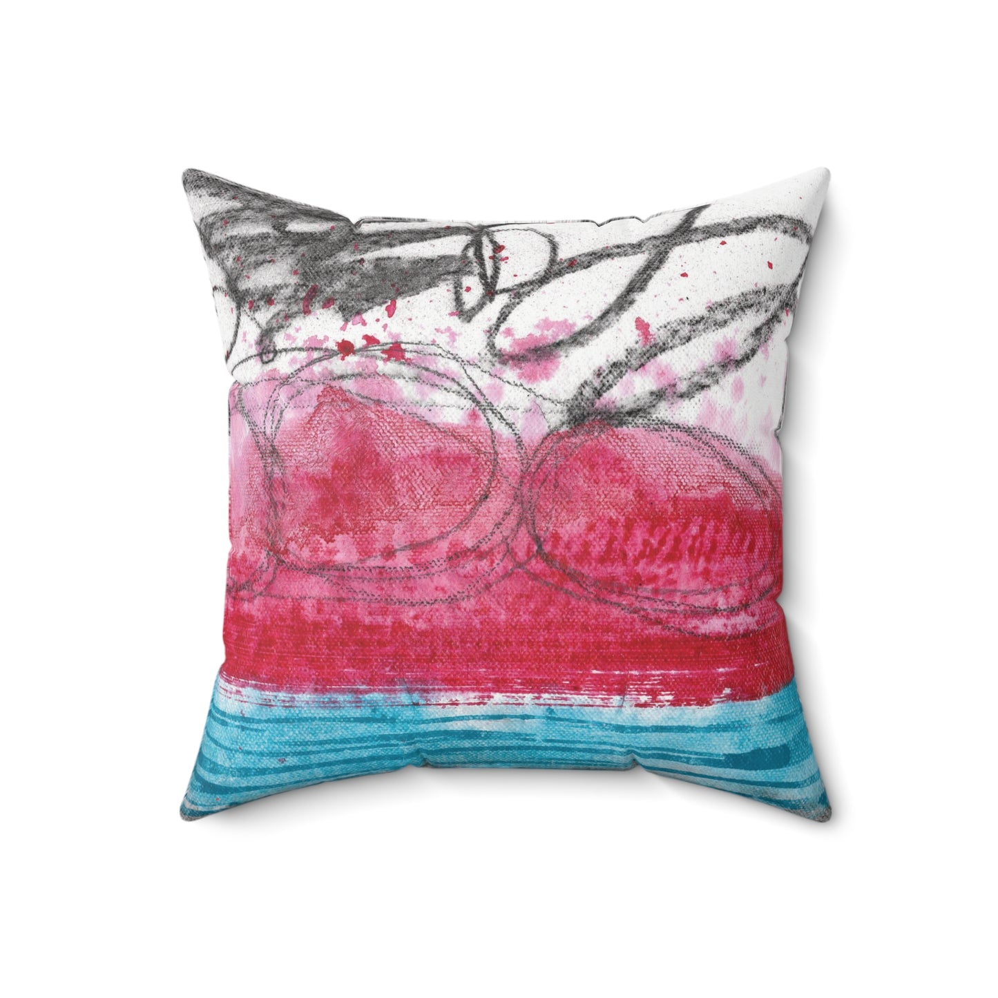 Mysteries of the Shoreline #4 Graphic Spun Polyester Square Pillow