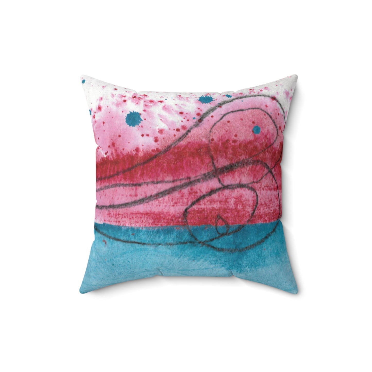 Mysteries of the Shoreline #5 Graphic Spun Polyester Square Pillow