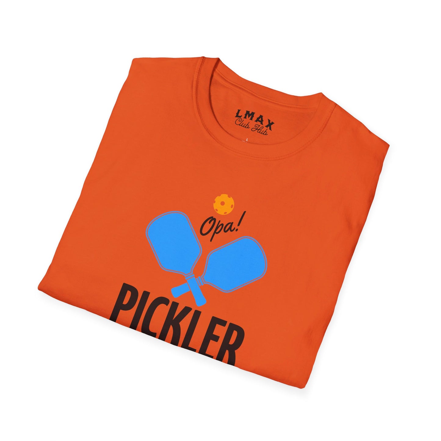 PICKLER Opa! Pickle Ball Unisex Softstyle T-Shirt